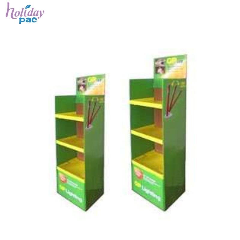 POP Cardboard Displays Stands Hollow Plastic Plate Material Display for Pet Food/Toys