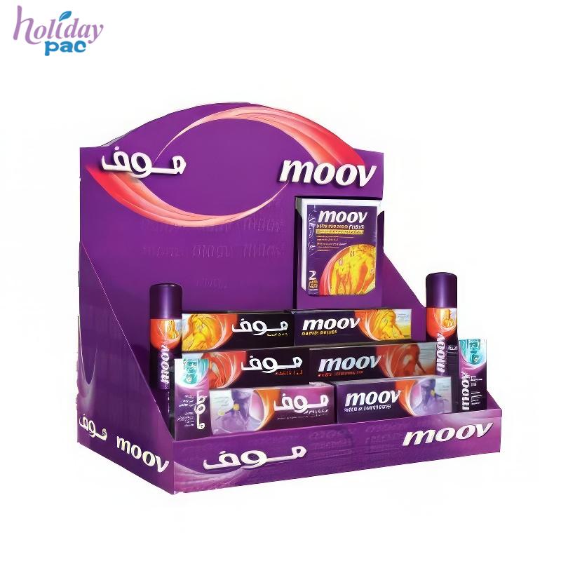 New Design Cheap Price Cardboard Cosmetic Display Counter,Cosmetic Counter Top Display Unit