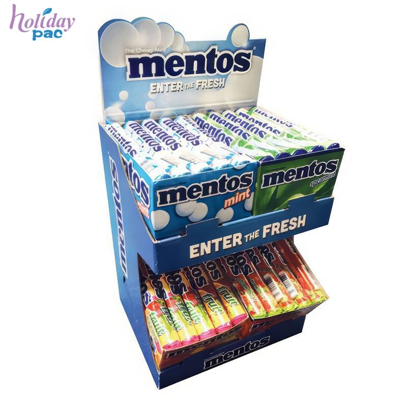China Manufacturer Cardboard Display Rack for Snacks, Candy Display Stand