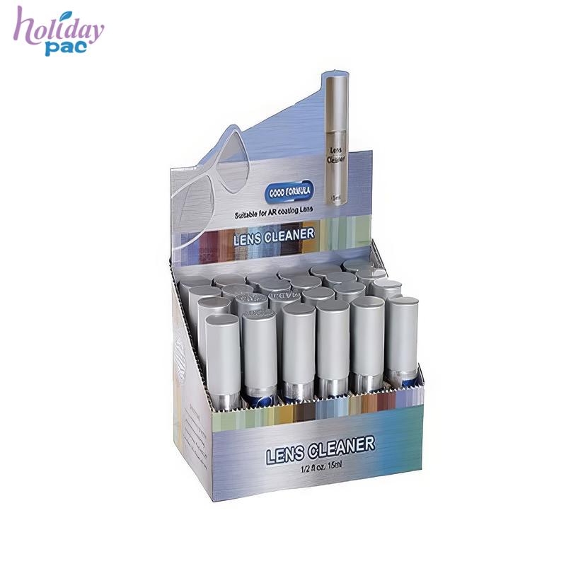 Pretty Adorable Cosmetic Shop Paper Cardboard Counter Display Stand For Lipstick