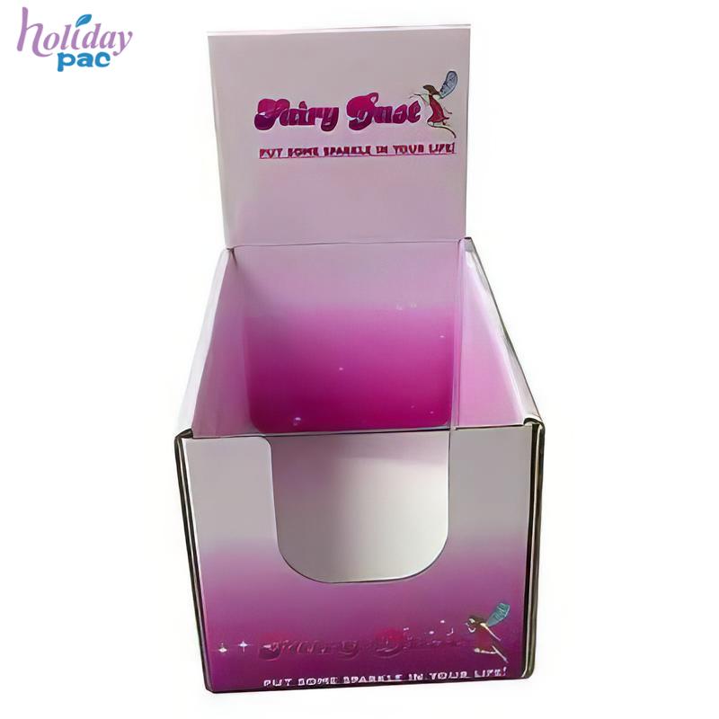 Custom Four Rows Cardboard Nail Polish Display HLD-YPZ014