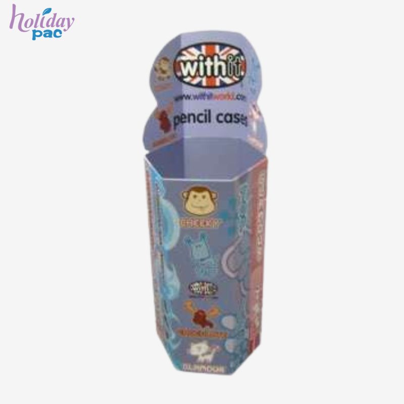 Attractive Dump Bin Display For Pencil Cases - Holidaypac