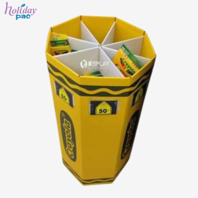 Durable Retail Dump Bins Cardboard For Stationery - Holidaypac