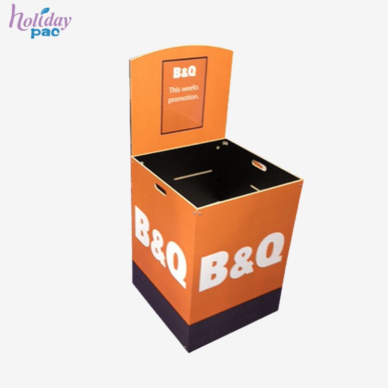 Adjustable Quarter Pallet Dump Bin Merchandiser - Holidaypac