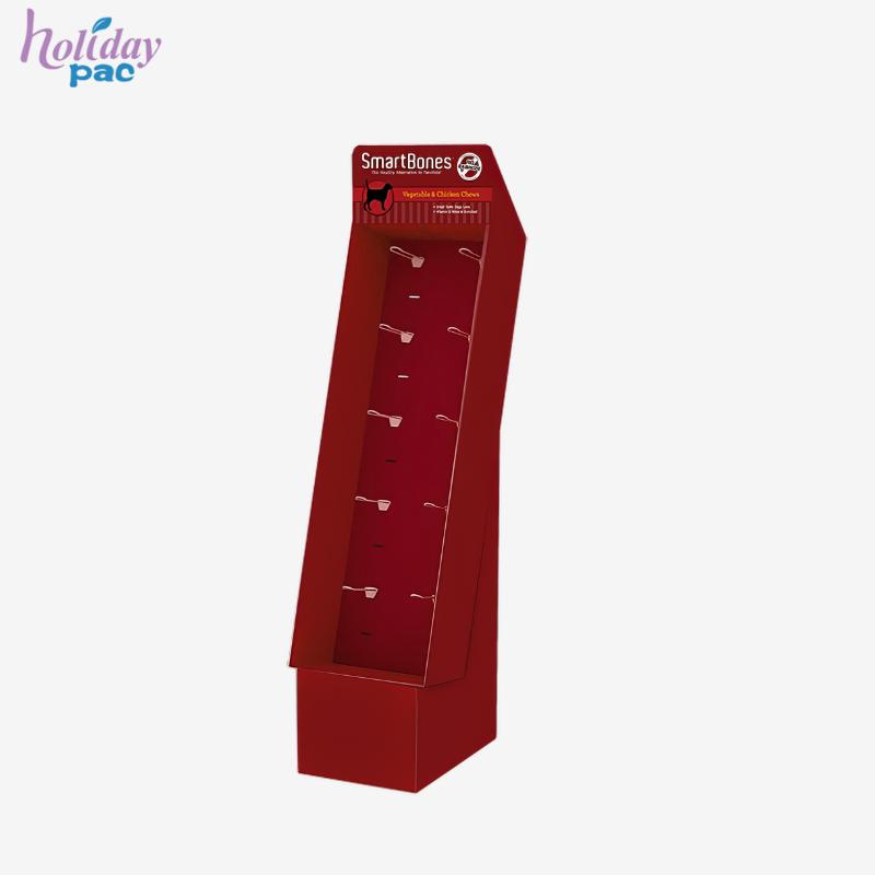 Advertising Cardboard Hook displays With Screen On The Header - Holidaypac