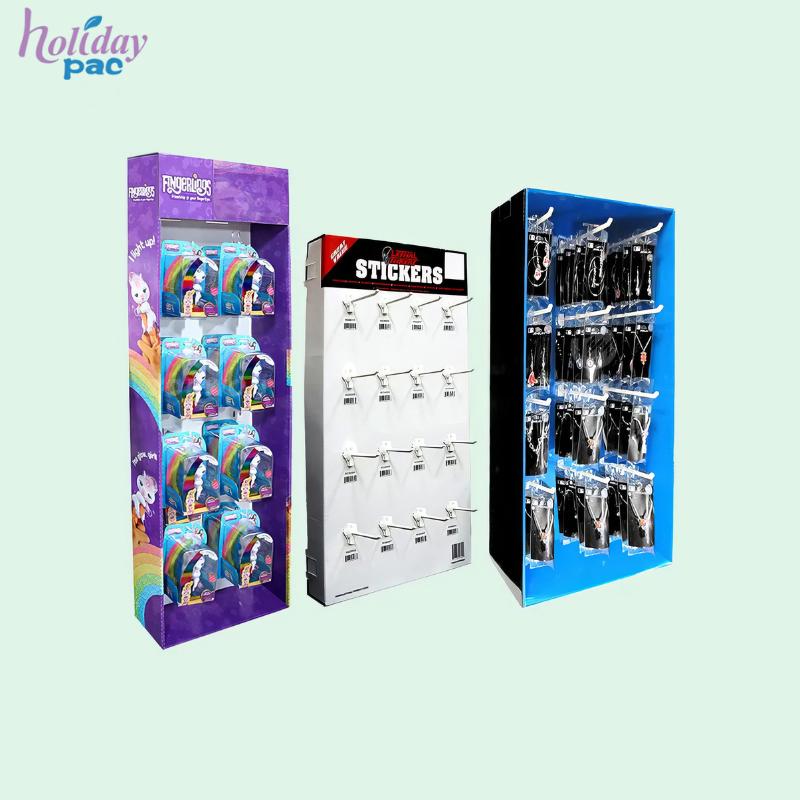 Custom Promotional Wall Sticker Cardboard Display, Cardboard Display With Keyhole - Holidaypac