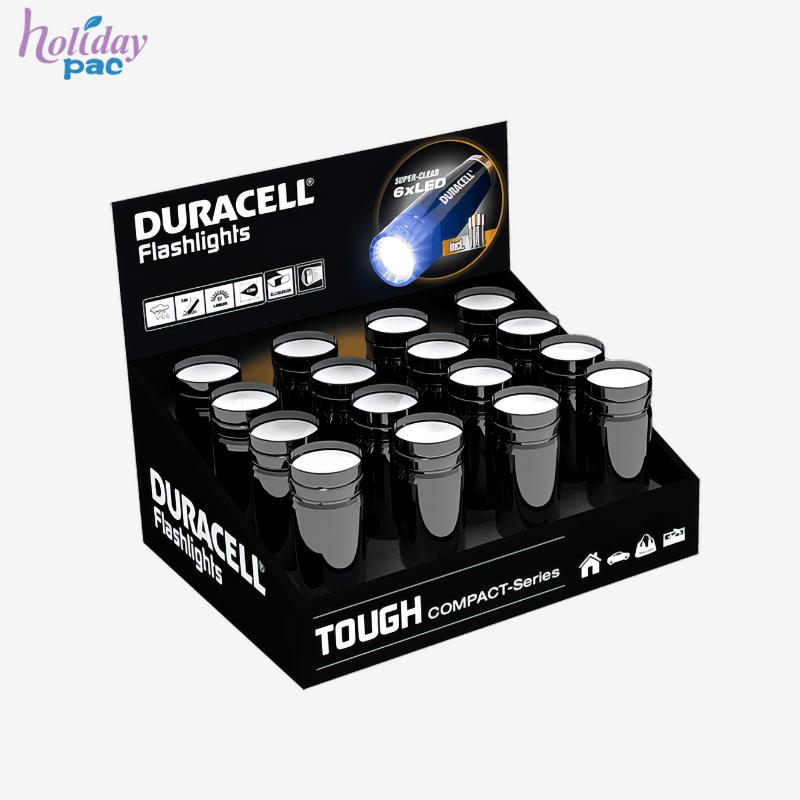 Cardboard Retail Counter Displays For Battery - Holidaypac