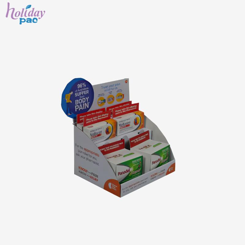 High-capacity Counter Display Stands For Medicines