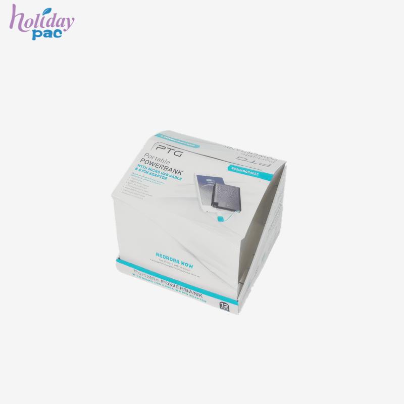 Rigid Counter Display and Paper Box Dual-use Case For Powerbank - Holidaypac