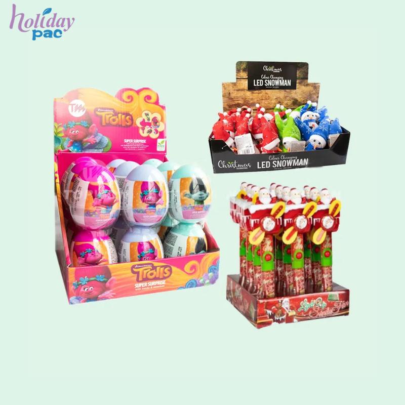 Custom Logo Color Corrugated Toy Display Box Packaging - Holidaypac