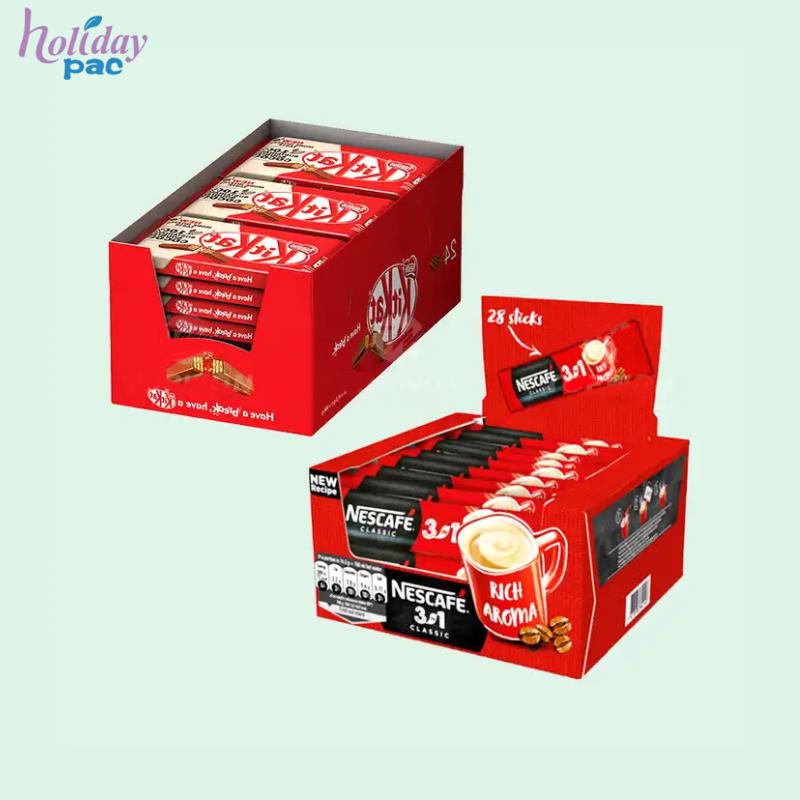 Holidaypac Paper Top Counter Small Corrugated Carton Packaging Boxes for Retail pre Roll Store Custom Cardboard Preroll Display Box - Holidaypac