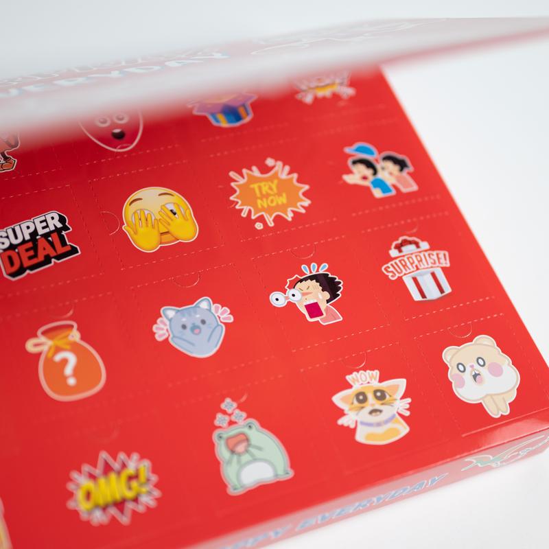 Custom 24 Days Clap Advent Calendar Countdown Box - Holidaypac