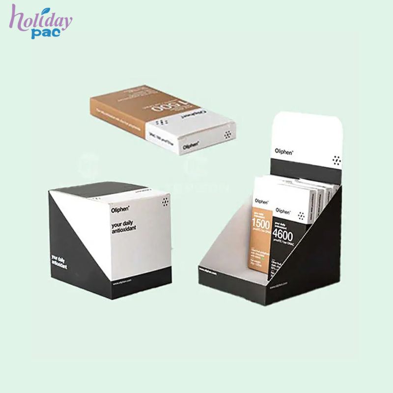 Custom Supermarket Retail Store Paper Display Box Packaging Cardboard Counter Display Box Notebook Book Cardboard Display Box