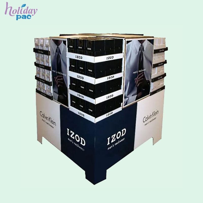 Commercial Men Clothing Racks Cloth Display Stand Cardboard Retail Clothing Display Bin