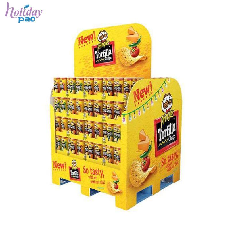 Pallet Display Supermarket Corrugated Cardboard Pallet Display Stand Walmart Carton PDQ Pallet Display Rack