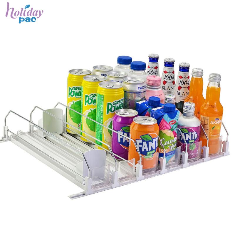 Spring Loaded Shelf Pusher for Beverage