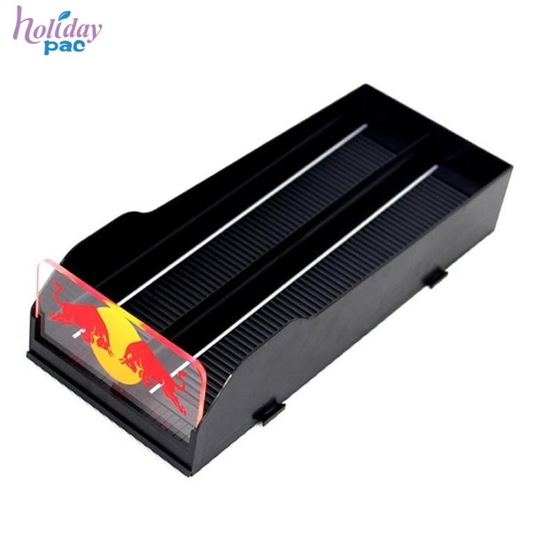 Customized Plastic Beverage Display Bottle Shelves Cooler Glides