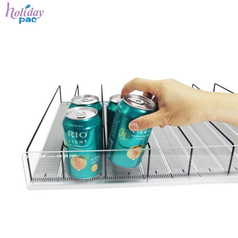 Auto-Feed Drink Shelf | Gravity Rolling Divider Shelf