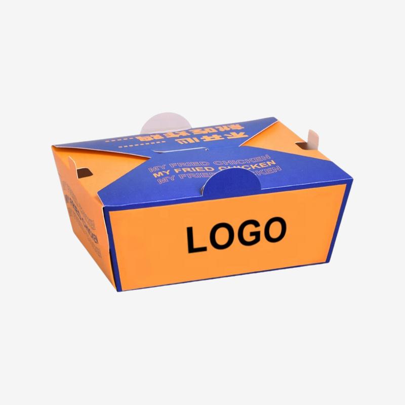 Custom Fast Food Disposable Takeaway Box with Aluminum Foil Lining - Holidaypac