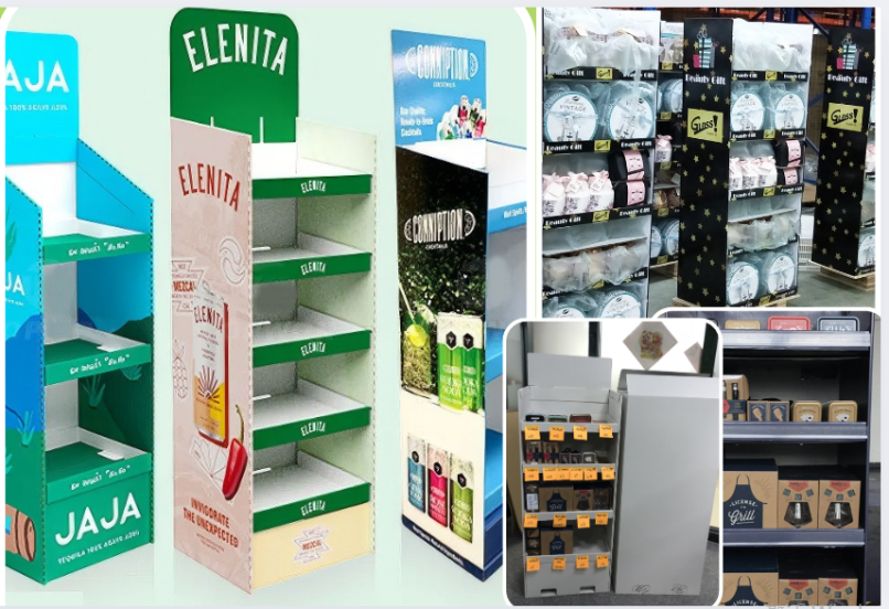 what cardboard displays benefit you will get from holidaypac 