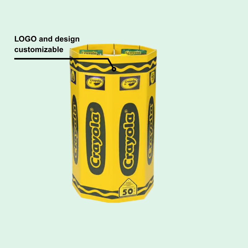 Custom Durable Retail Cardboard Dump Bins for Stationery - Holidaypac