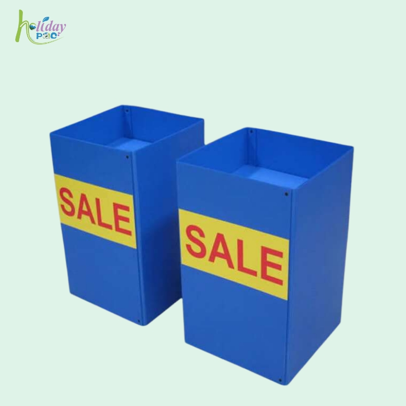 Custom Retail Dump Bin Display for Supermarket Promotional Sale - Holidaypac