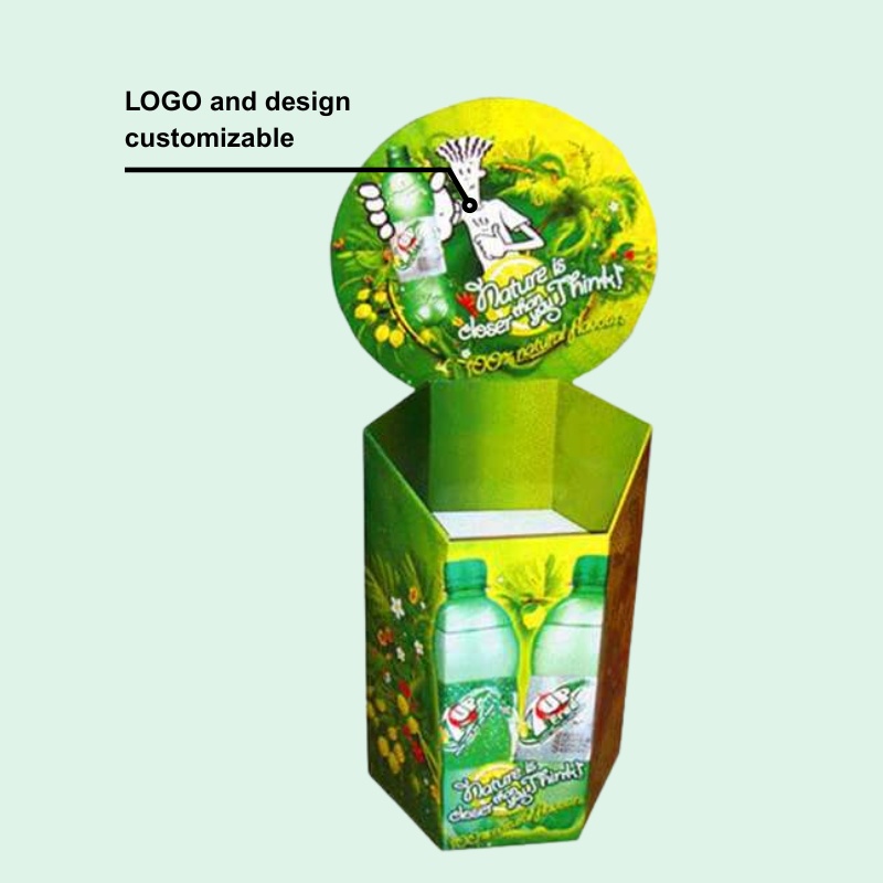 Custom Retail Dump Bins For 7Up Drink - Holidaypac