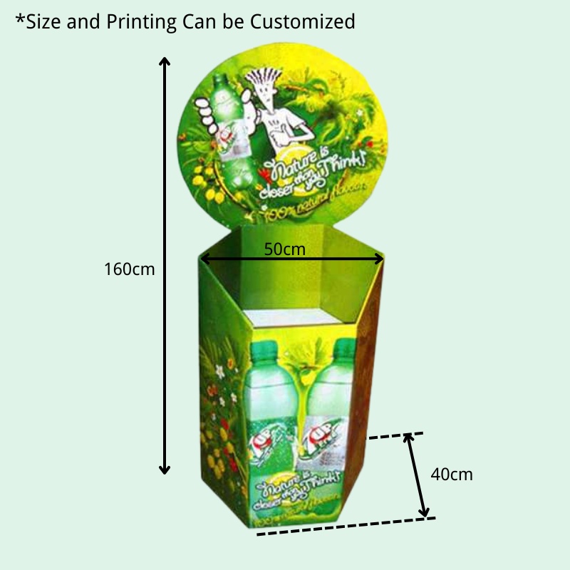 Custom Retail Dump Bins For 7Up Drink - Holidaypac