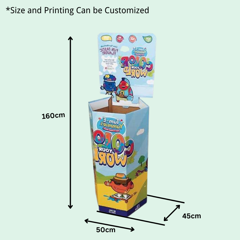 Custom Christmas Dump Bin Display for Snack - Holidaypac