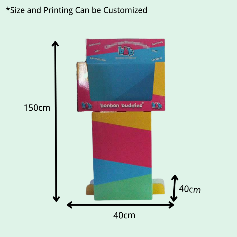 Custom Halloween Cardboard Dump Bin Display for Sweet Candy - Holidaypac