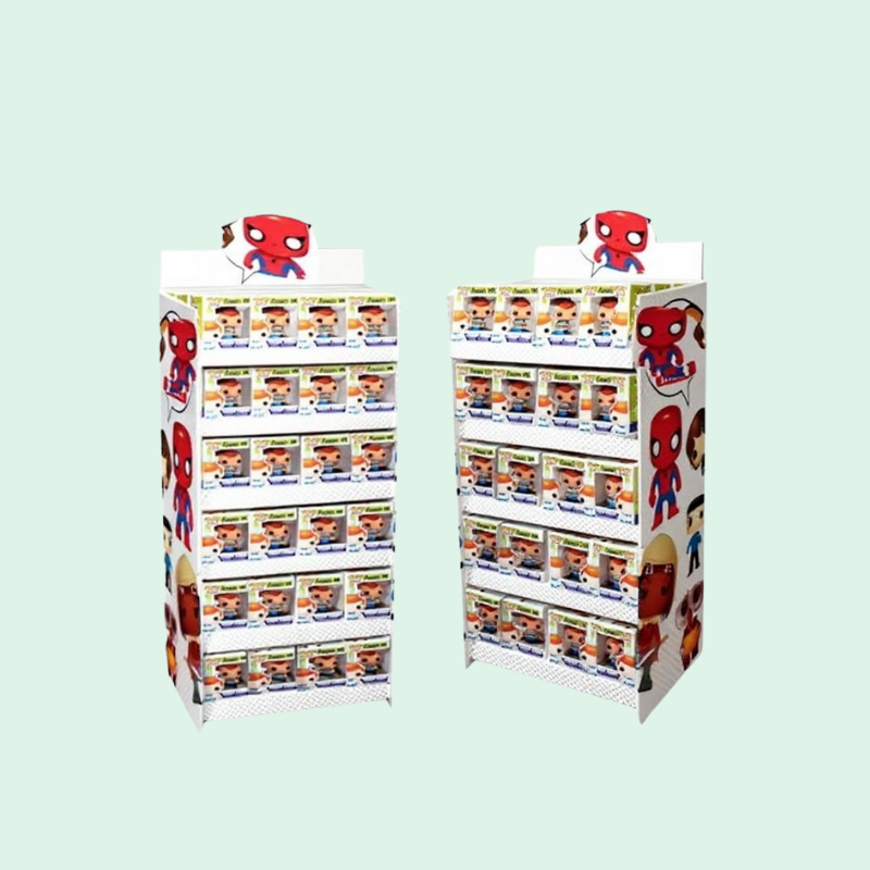 Custom 4-Tier Funko POP Display Stand For Retail Store - Holidaypac