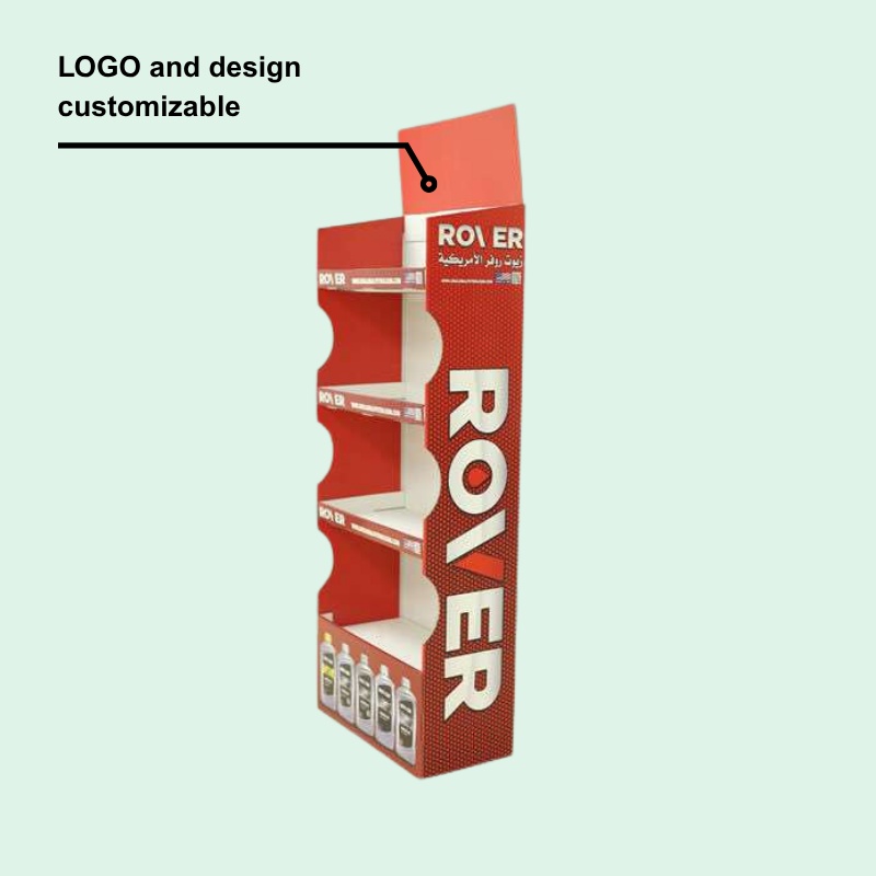 Custom Printed Retail Store Cardboard Floor Display for Electronic Products-Holidaypac