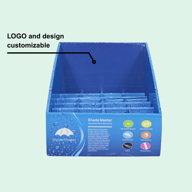 Custom Multi-cells Counter Display for Mini Umbrella-Holidaypac