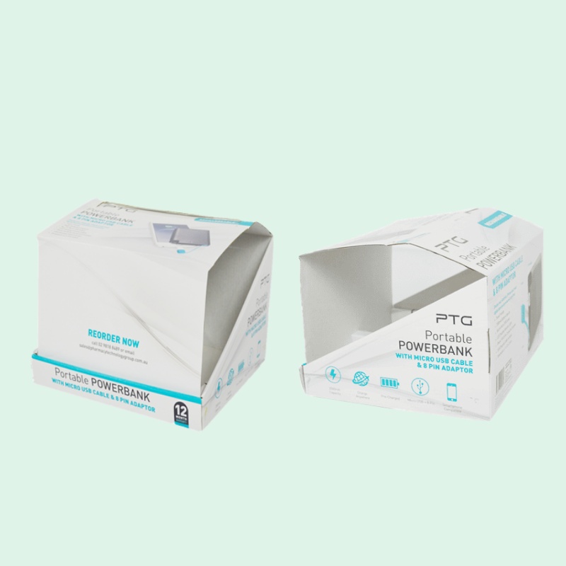 Custom Shelf Ready Counter Display Box for Powerbank-Holidaypac