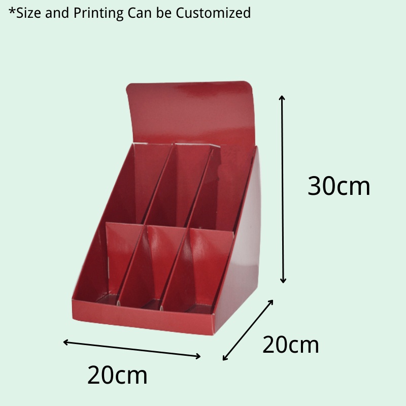 Custom Pos Counter Display with 6 Pockets For Smart Watch- Holidaypac