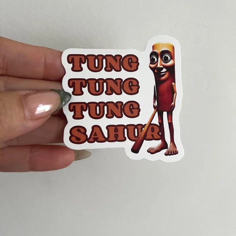 Custom Tung Tung Tung Sahur Sticker - Holidaypac