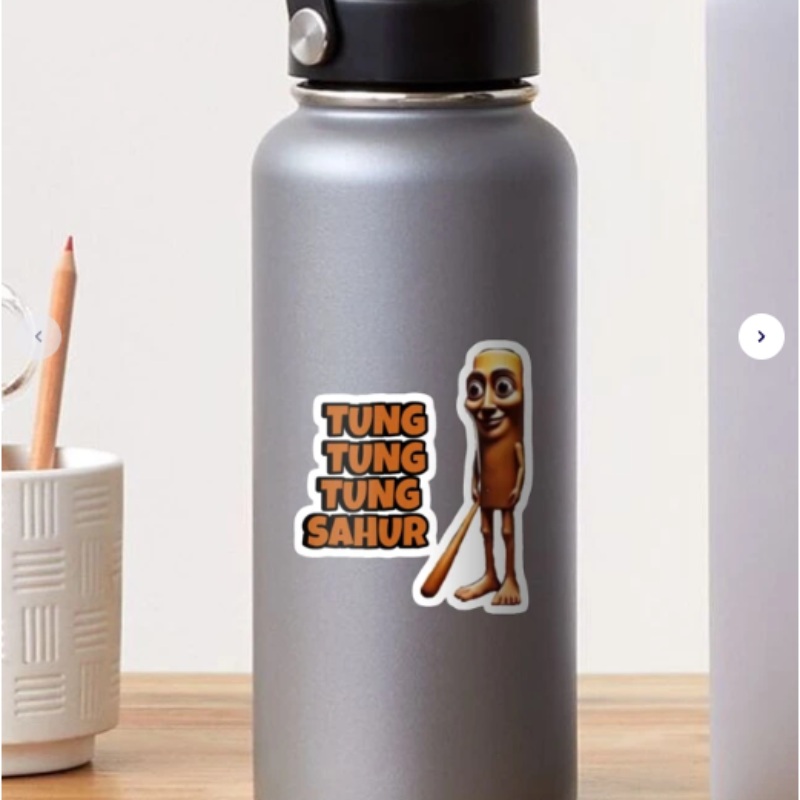 Custom Tung Tung Tung Sahur Sticker - Holidaypac