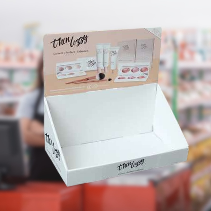 Custom POS Cardboard Counter Top Display for Eyeshadow-Holidaypac