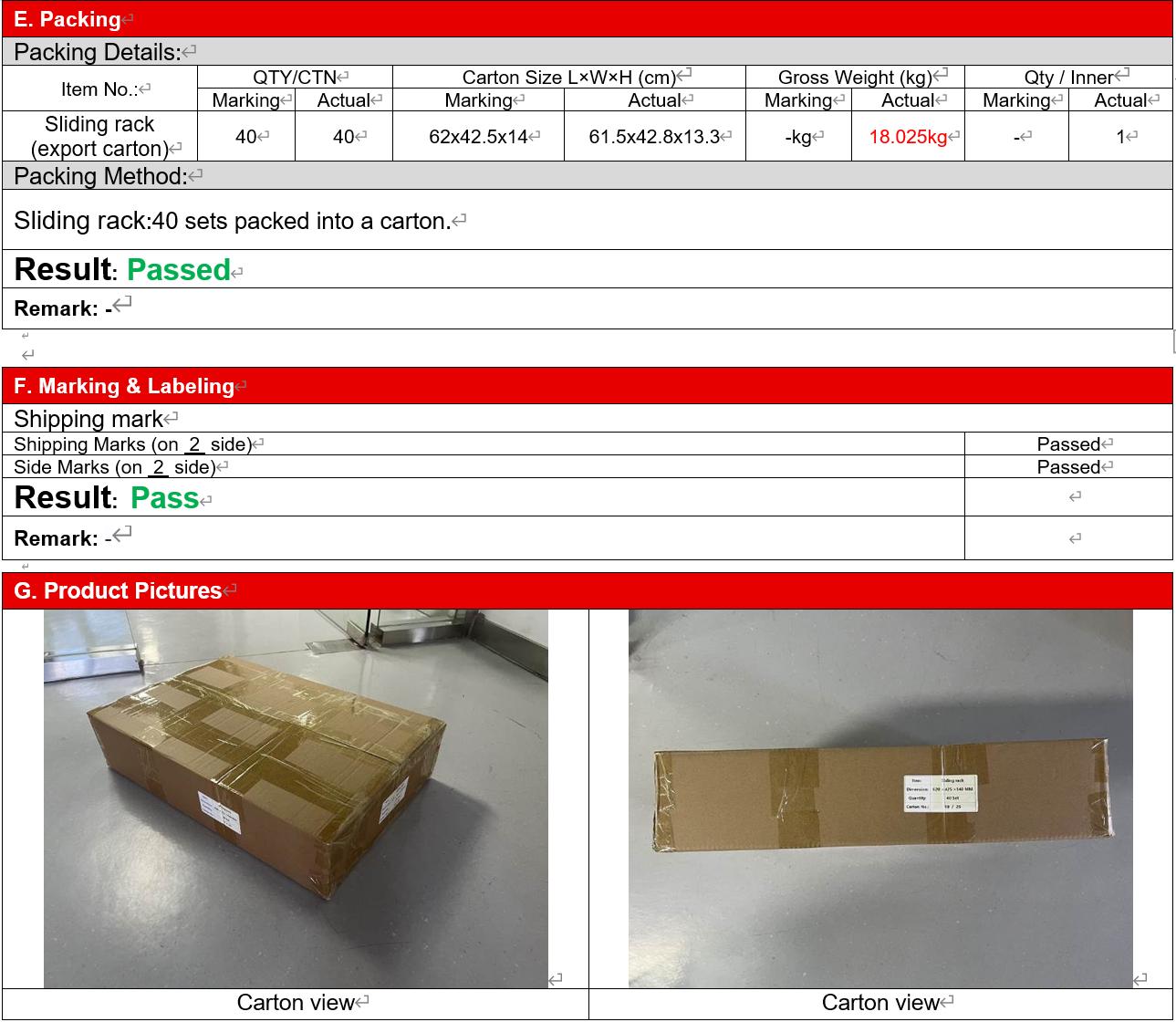 On-Site Testing Gravity Flow Roller Sliding Shelf - Holidaypac