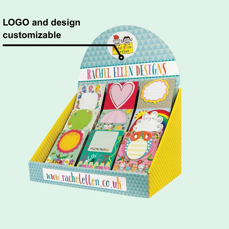 Wholesale Custom Cardboard Counter Top Greeting Cards Display for Advertising-Holidaypac