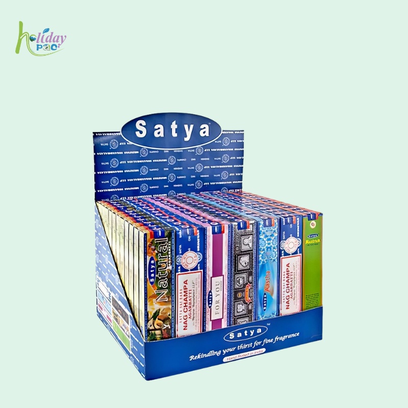 Factory Counter Display for Incense Boxes with Header - Holidaypac