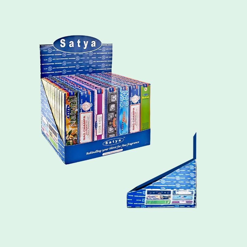 Factory Counter Display for Incense Boxes with Header - Holidaypac