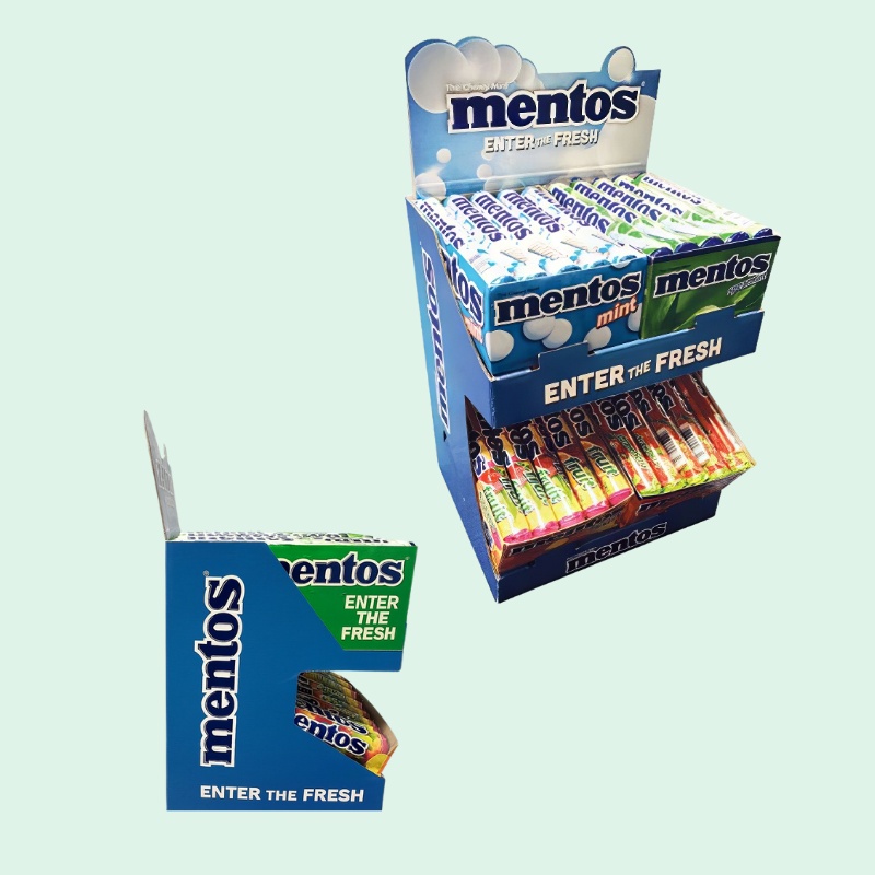 Custom Wholesale Counter Display for Candy  with 2 Shelves -Holidaypac