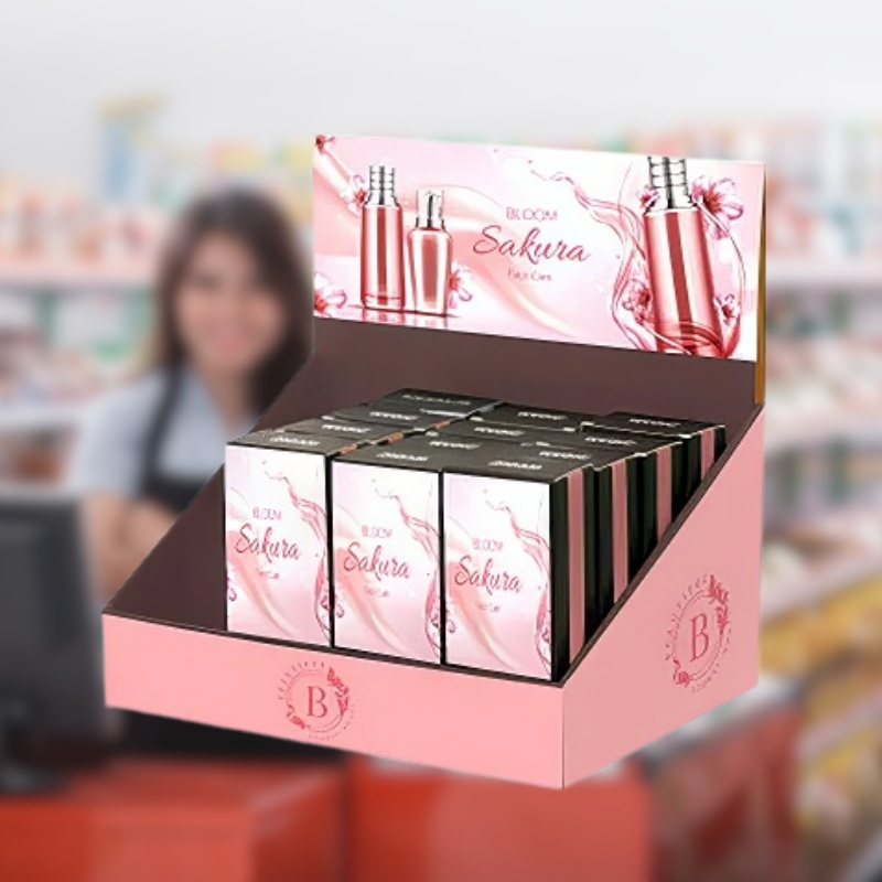 Wholesale Facial Care Products Counter Display with Hole Insert-Holidaypac