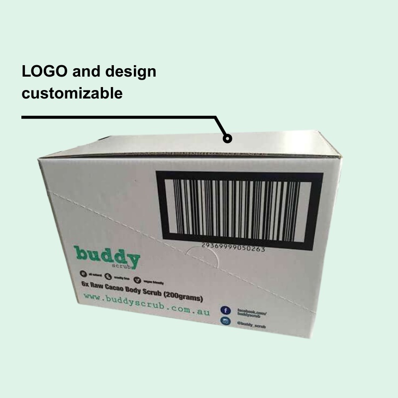 Factory Beauty Tear Off Display Box for Raw Cacao Scrub-Holidaypac