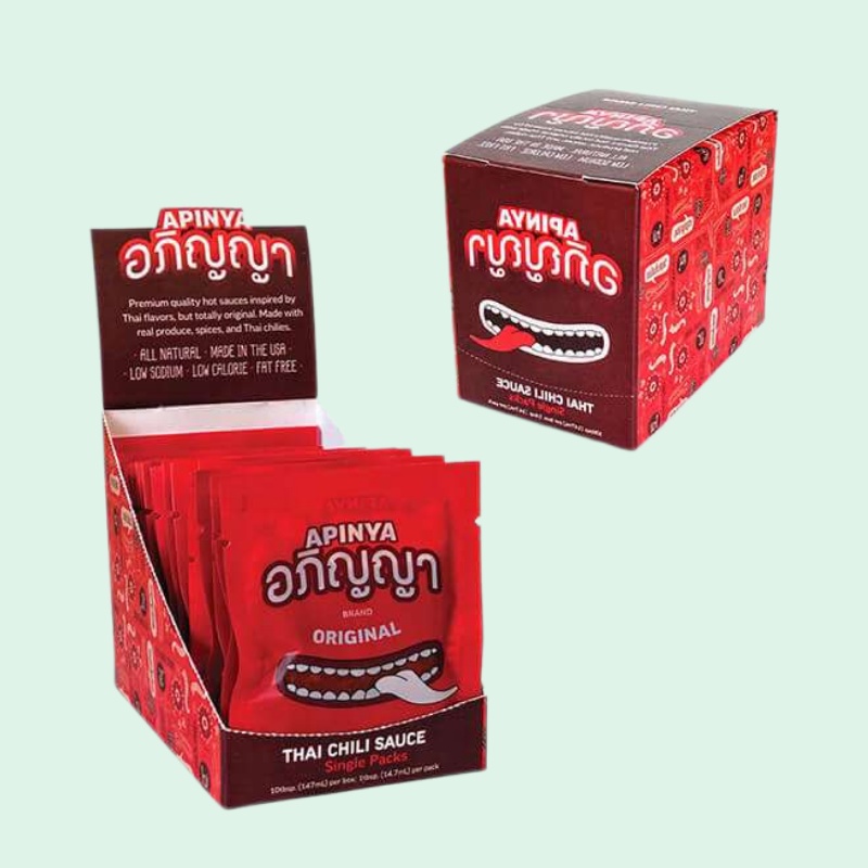 Wholesale Tear Off Display Box for Thai Chili Sauce with Tiered Shelves -Holidaypac