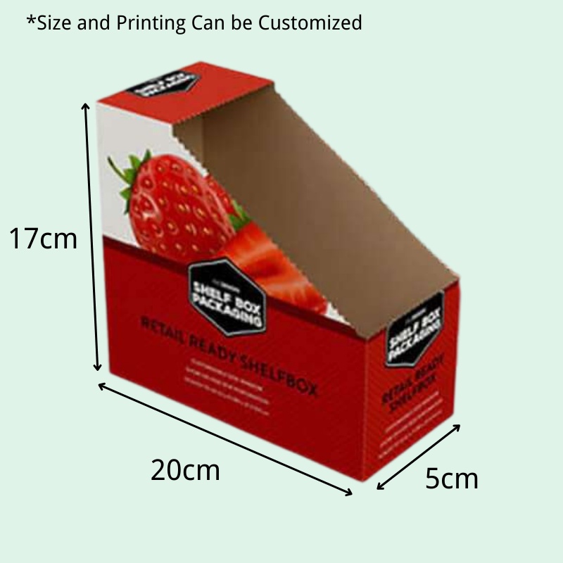Wholesale Tear Off Display Box for Shipping Strawberries-Holidaypac