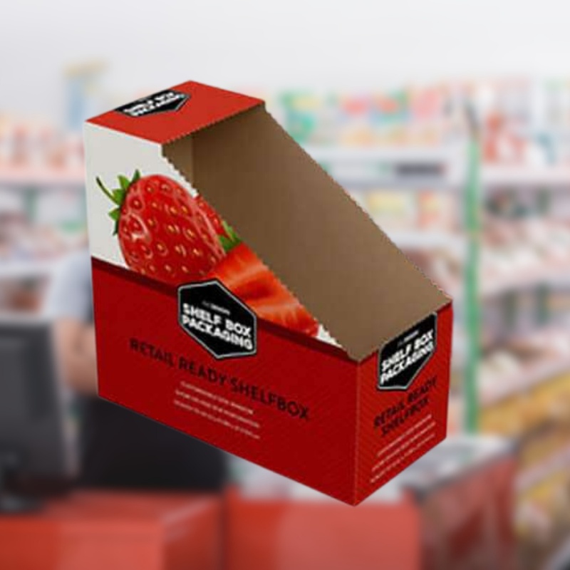 Wholesale Tear Off Display Box for Shipping Strawberries-Holidaypac