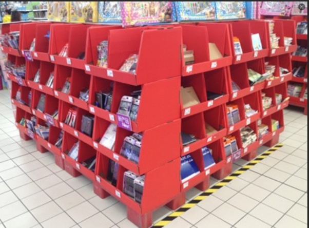 Cardboard displays corrugated displays or point-of-purchase (POP) displays - Holidaypac