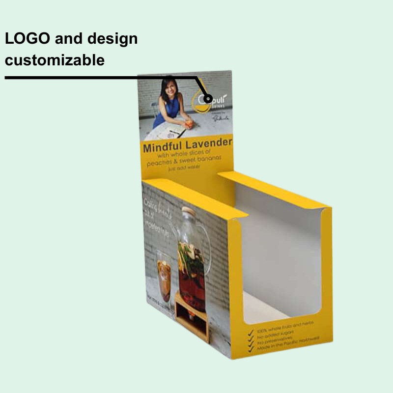 Custom Retail  Tear Off Display Box for Energy Bars and Chocolate-Holidaypac
